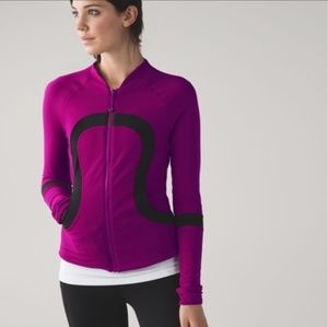Reversible Black/Magenta Lululemon Jacket 6